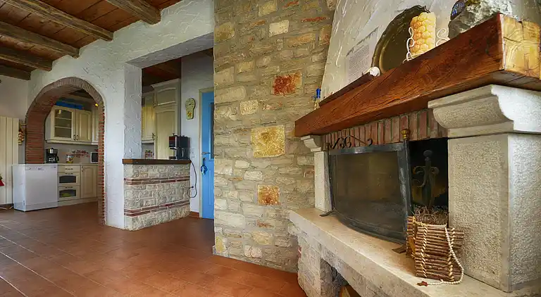 The villa with pool and garden, perfect for a family holiday