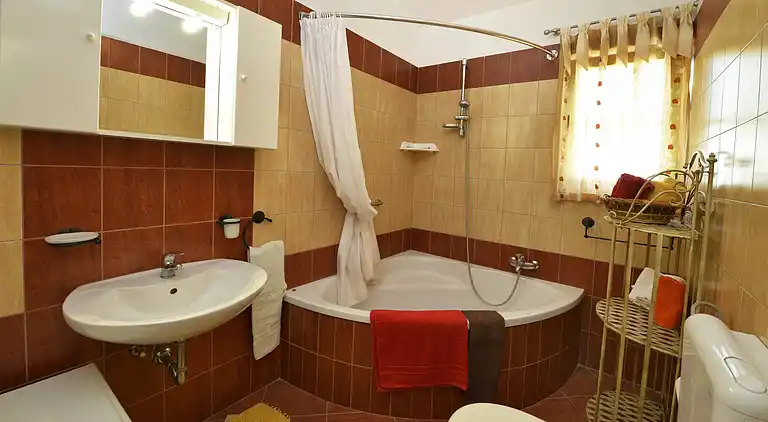 The villa with pool and garden, perfect for a family holiday