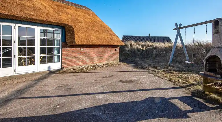 Semesterbostad vid Houvig Strand