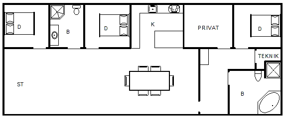 Sommerhus ved Rindby Strand
