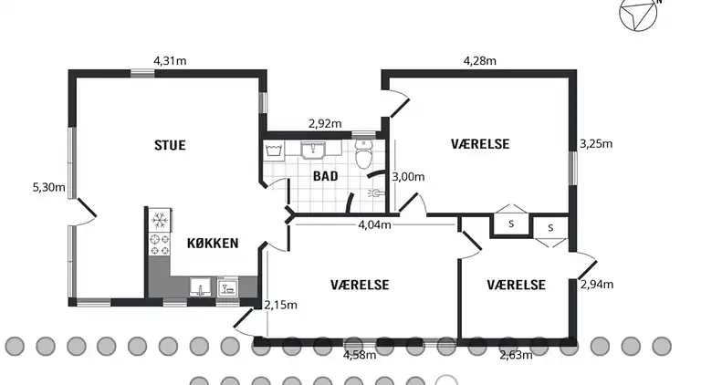 Semesterbostad i Fårvang