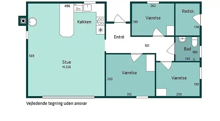 Sommerhus ved Vrist Strand