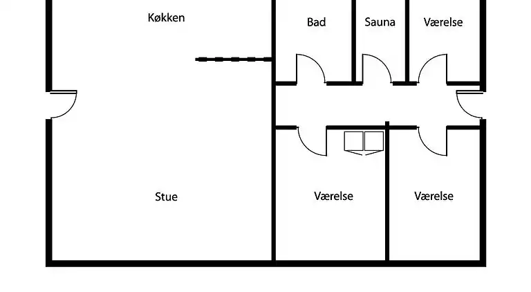 Sommerhus ved Vrist Strand