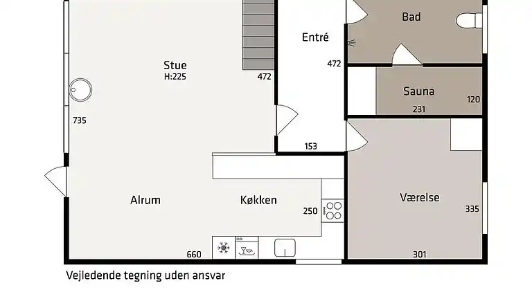 Sommerhus ved Vrist Strand