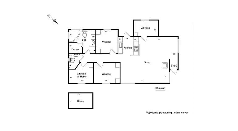 Sommerhus ved Vrist Strand