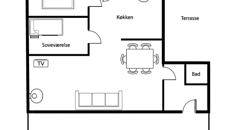 Sommerhus ved Vrist Strand