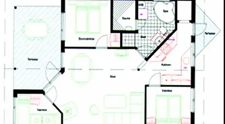 Sommerhus ved Vrist Strand