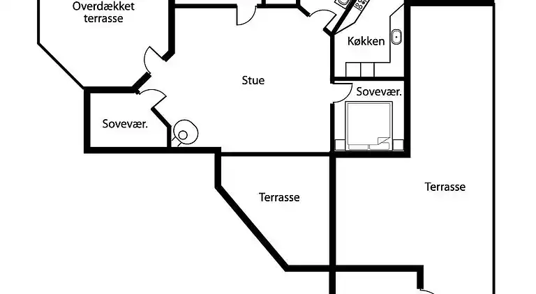 Sommerhus ved Vrist Strand