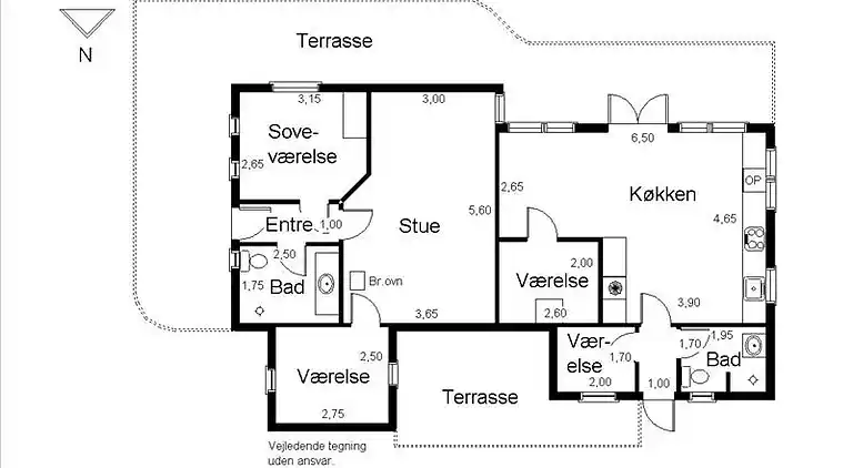 Sommerhus ved Vrist Strand