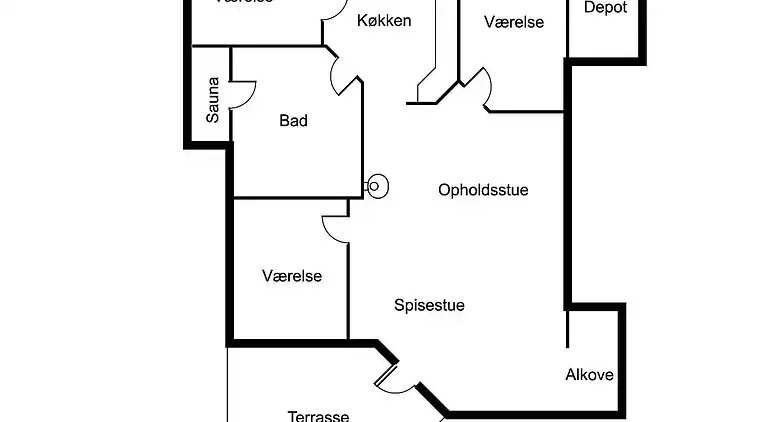 Sommerhus ved Vrist Strand
