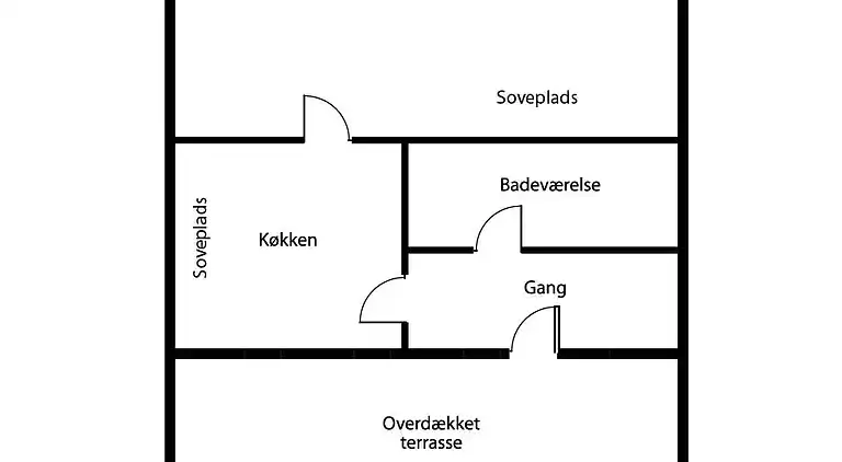Sommerhus ved Vrist Strand