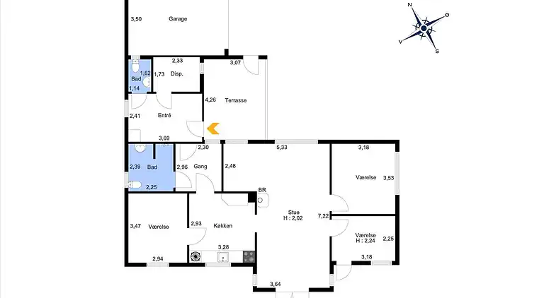 Sommerhus ved Vrist Strand