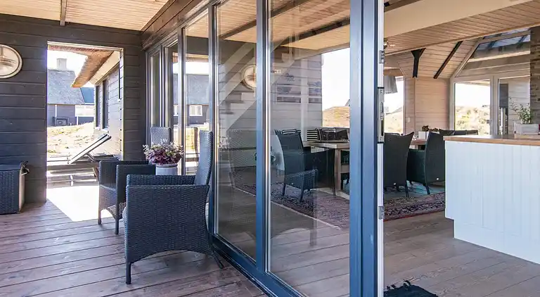 Semesterbostad vid Rindby Strand