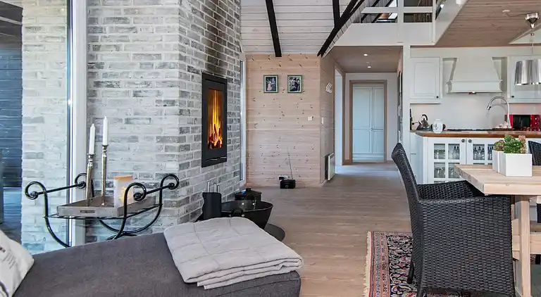 Semesterbostad vid Rindby Strand