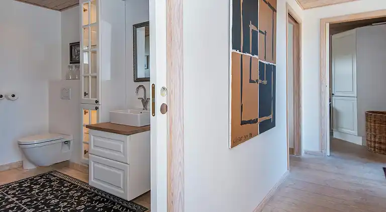 Semesterbostad vid Rindby Strand