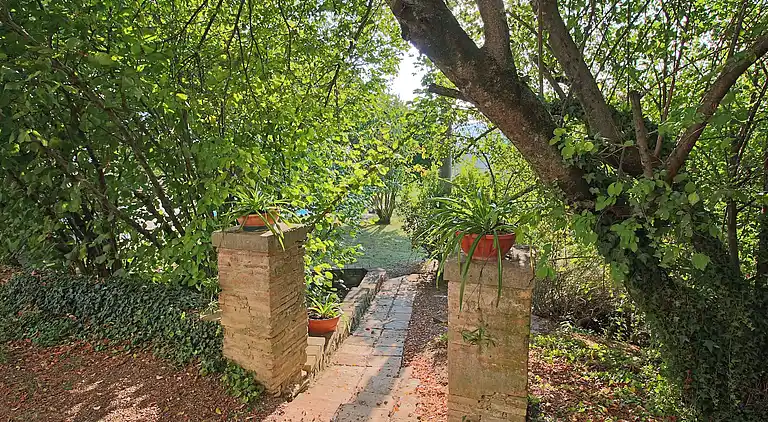 Gårdshus i Umbertide