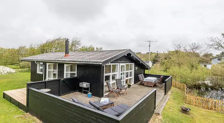 Sommerhus ved Rindby Strand