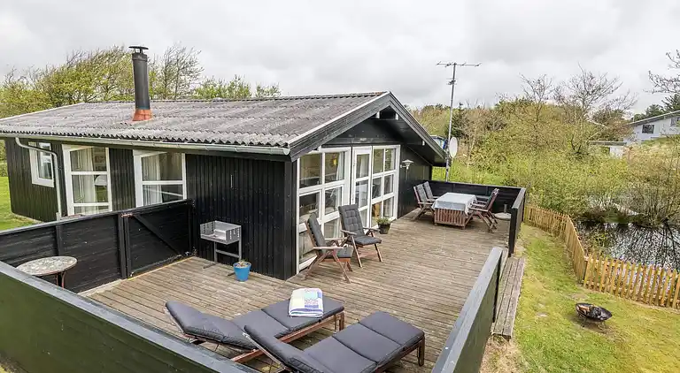 Sommerhus ved Rindby Strand