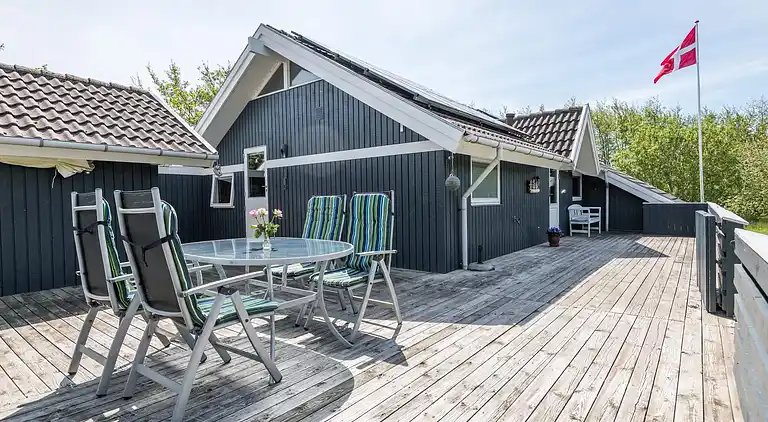 Sommerhus ved Rindby Strand