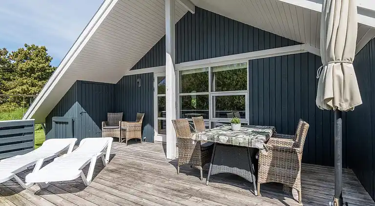 Sommerhus ved Rindby Strand