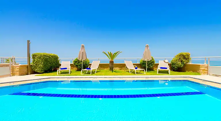 Beachfront Villa Avra with private swimming pool