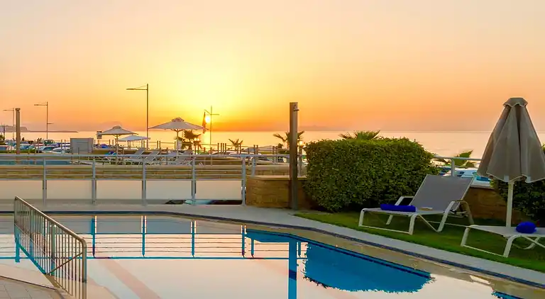 Beachfront Villa Avra with private swimming pool