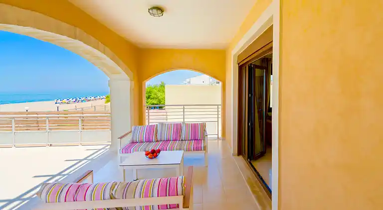 Beachfront Villa Avra with private swimming pool