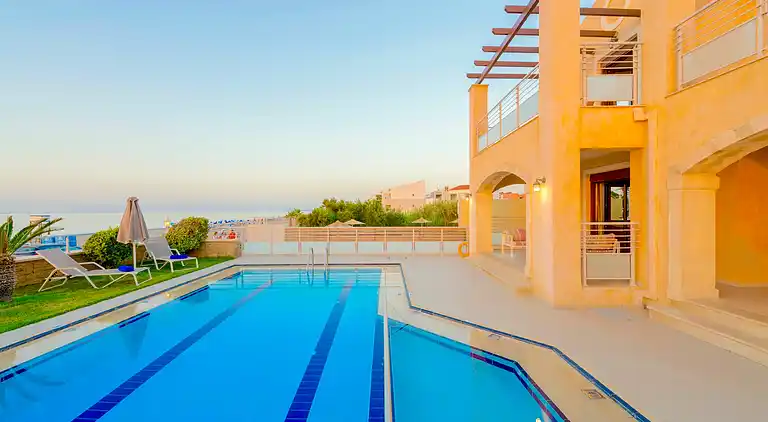 Beachfront Villa Avra with private swimming pool