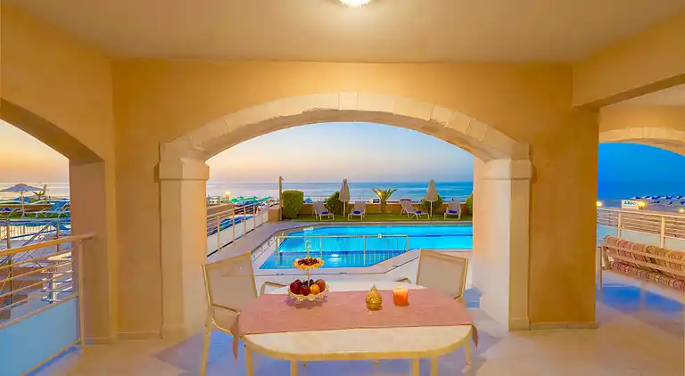 Beachfront Villa Avra with private swimming pool
