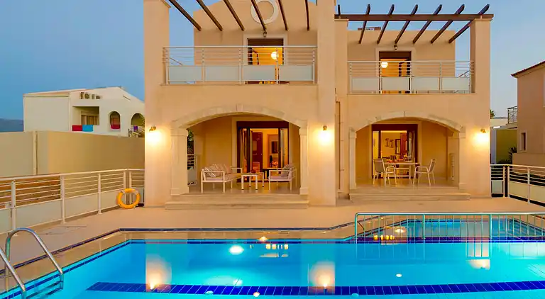 Beachfront Villa Avra with private swimming pool