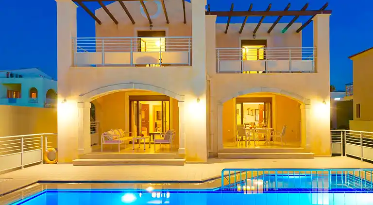 Beachfront Villa Avra with private swimming pool