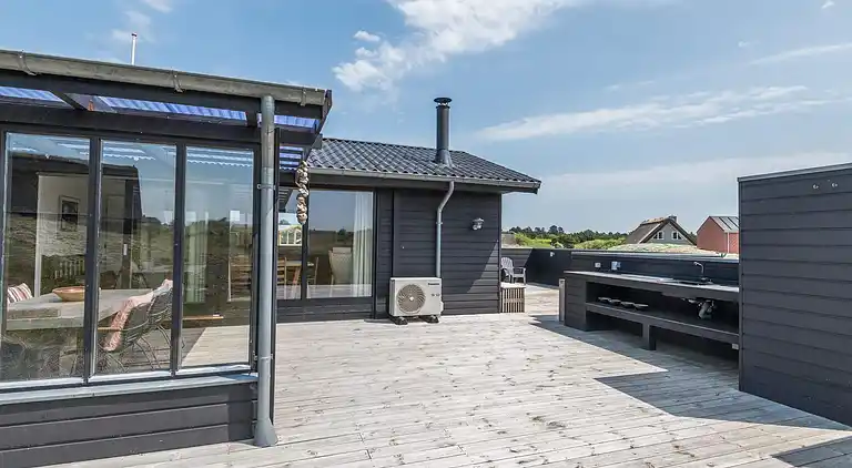 Sommerhus ved Rindby Strand