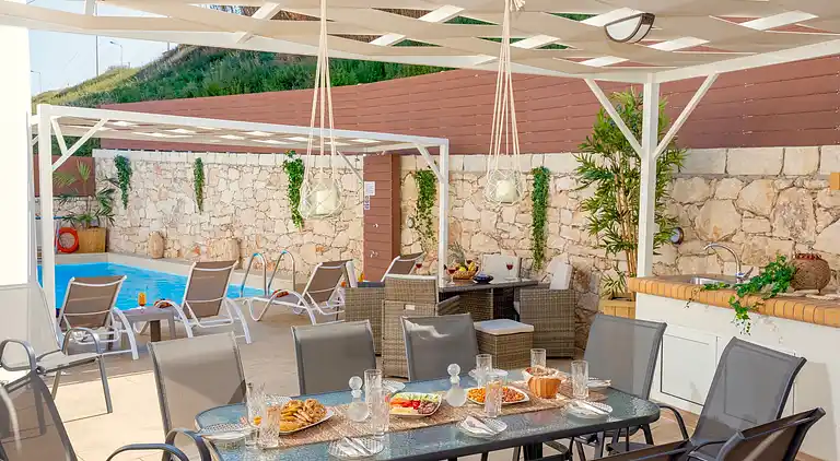 Sky Beachfront Villa with private pool