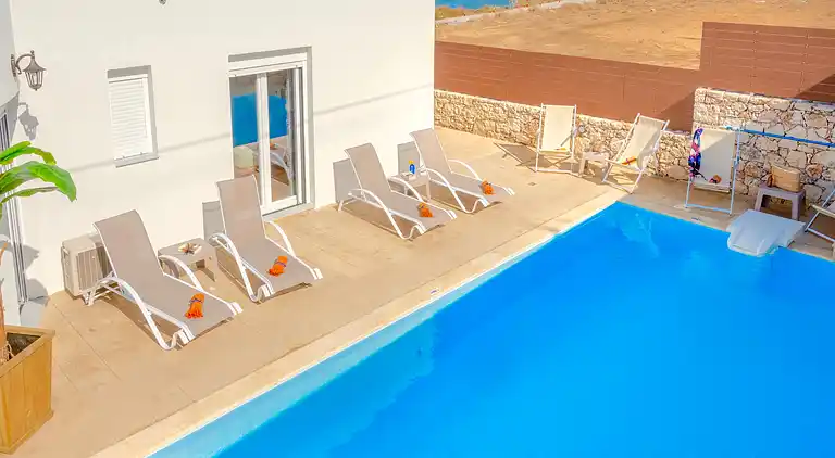 Sky Beachfront Villa with private pool