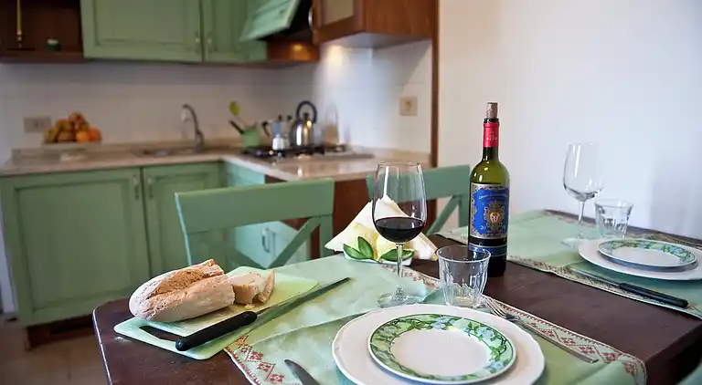 Gårdshus i Gavignano