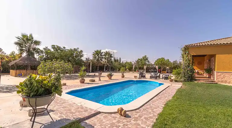 Feriebolig på bygda i Sevilla. Privat basseng. 6 pers