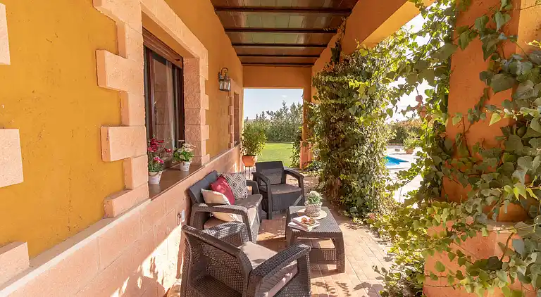 Feriebolig på bygda i Sevilla. Privat basseng. 6 pers