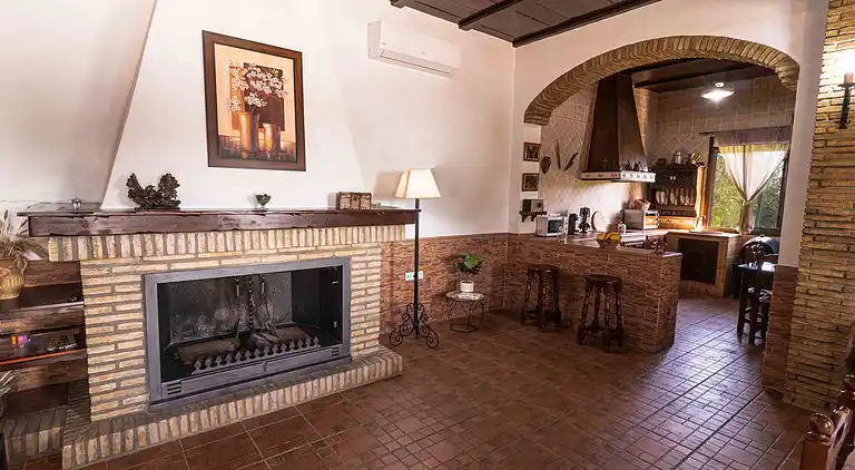 Feriebolig på bygda i Sevilla. Privat basseng. 6 pers