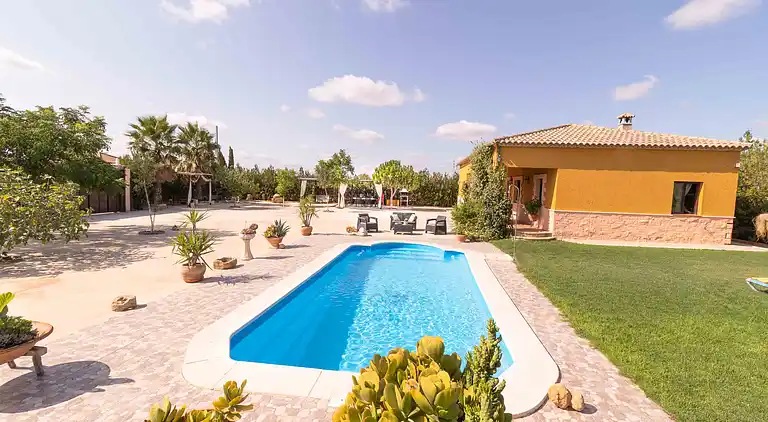 Feriebolig på bygda i Sevilla. Privat basseng. 6 pers