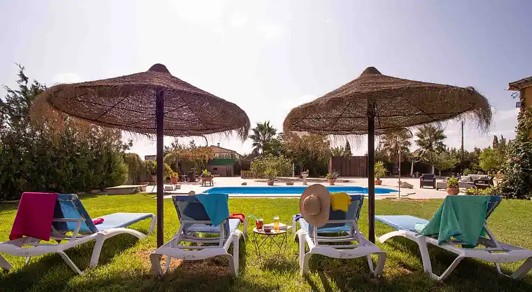 Feriebolig på bygda i Sevilla. Privat basseng. 6 pers