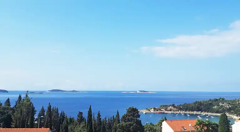 Apartment near Dubrovnik, Sea View, 2 Bedrooms, 4 Persons