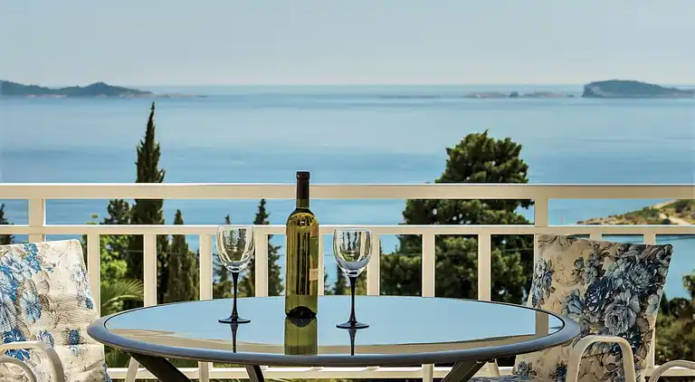 Apartment near Dubrovnik, Sea View, 2 Bedrooms, 4 Persons