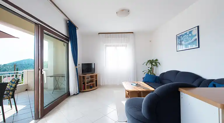 Apartment near Dubrovnik, Sea View, 2 Bedrooms, 4 Persons