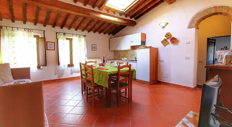 Gårdshus i San Giovanni d'Asso