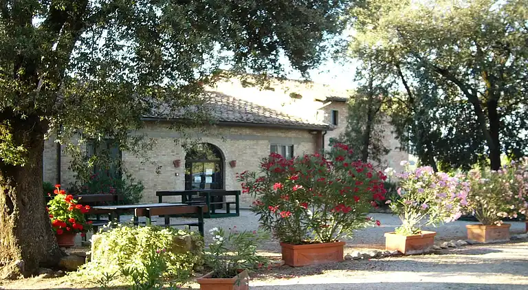 Gårdshus i San Giovanni d'Asso