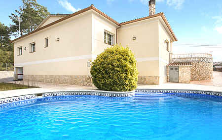 1-plans villa med privat pool