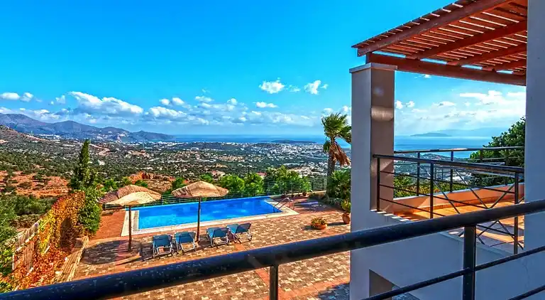 St Nicolas View Villa with Private Pool