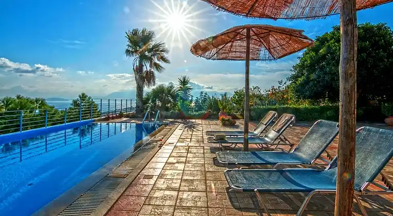 St Nicolas View Villa with Private Pool