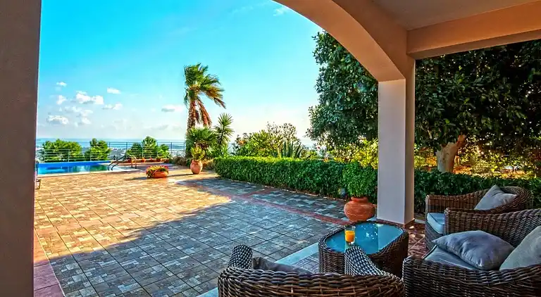 St Nicolas View Villa with Private Pool