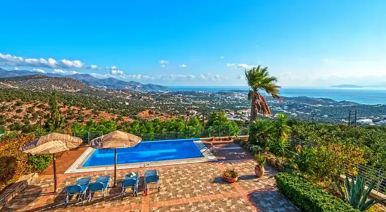 St Nicolas View Villa with Private Pool